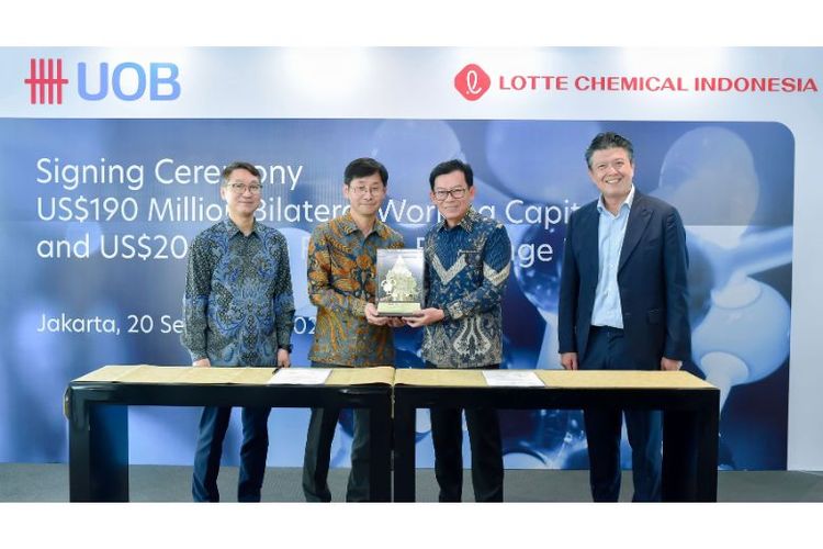 UOB melalui unit FDI Advisory terlibat dalam proyek Lotte Chemical Indonesia New Ethylene (LINE) di Banten. 