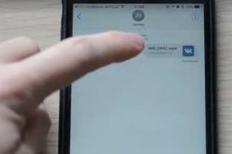 Tautan video di iMessage yang berisi video yang bisa membuat iPhone crash.