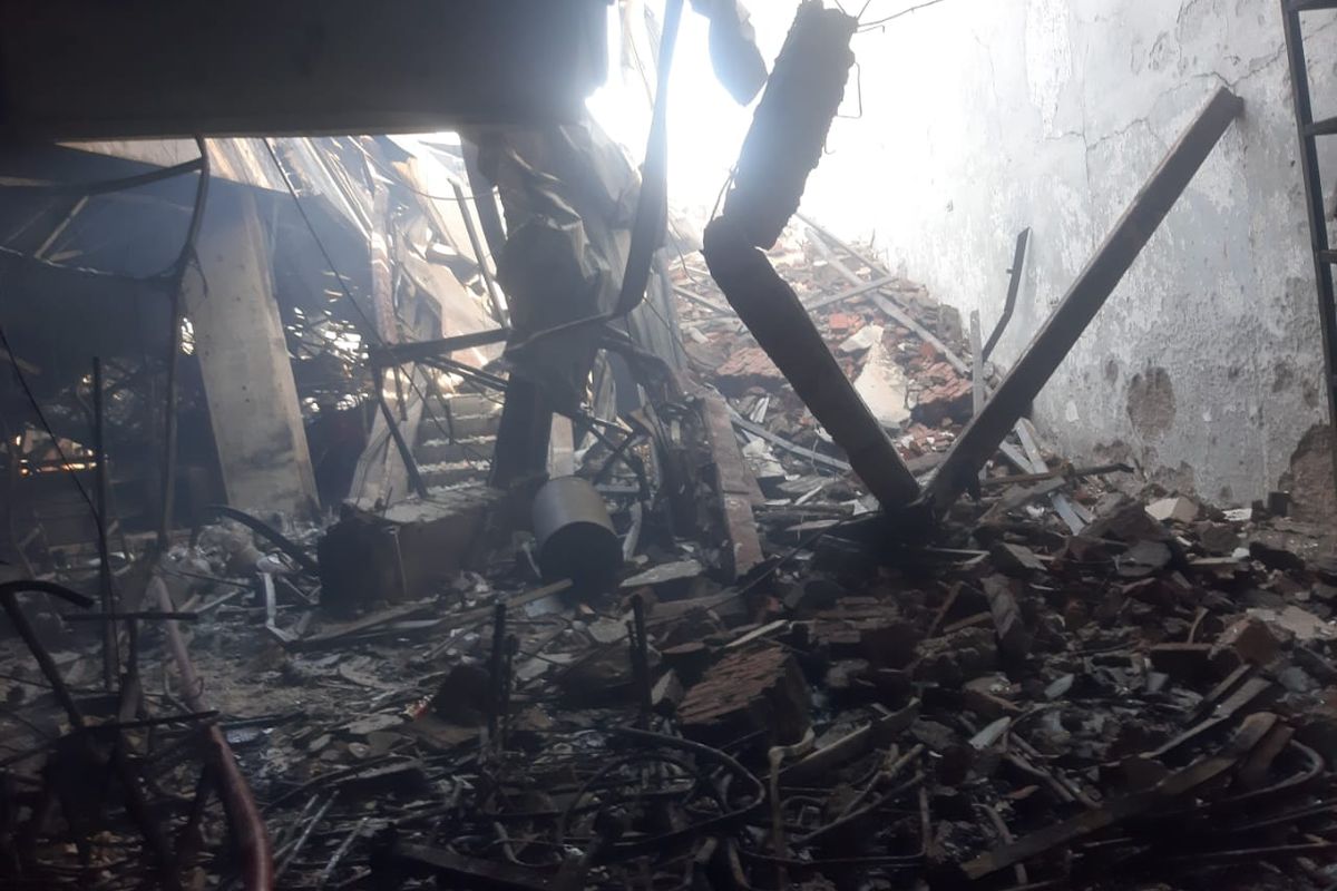 Foto: Kerusakan KDS Situbondo dari dalam pada Senin (18/11/2024).