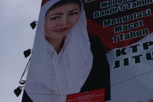 Tak Bayar Pajak, Reklame Kampanye Hasnaeni 