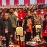 Acara HUT ke-50 PDI-P, Jokowi Duduk Diapit Megawati dan Prananda Prabowo