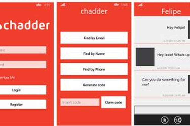 Aplikasi Chadder, layanan pesan instan terenkripsi buatan John McAfee