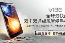 Lenovo Rilis Vibe Z, Android Snapdragon 800