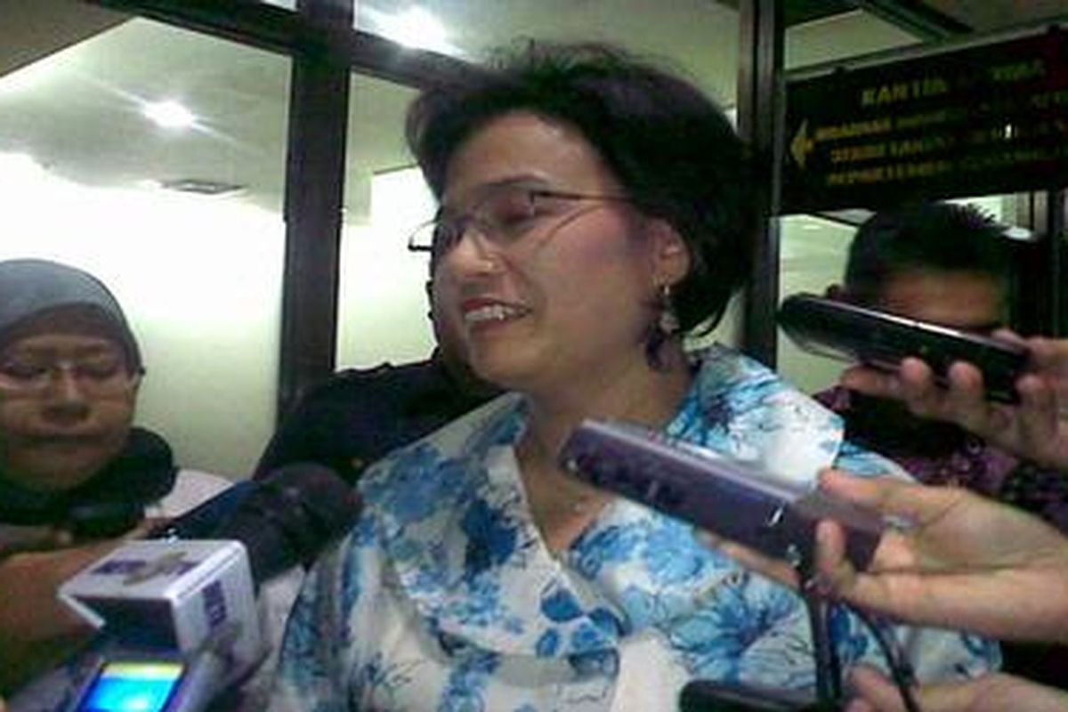Menteri Keuangan Sri Mulyani Indrawati, saat ditemui di Kantornya, Rabu (3/3/2010), menyatakan siap menghadapi hasil rapat paripurna yang menentukan sikap DPR atas kasus Century.