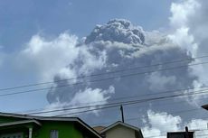 Gunung La Soufriere Meletus Dahsyat Setelah 40 Tahun, Kerikil Panas Hujani St Vincent