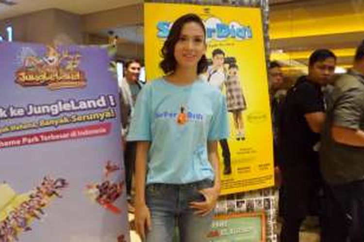 Karina Nadilla di XXI Gandaria City, Jakarta Selatan, Kamis (14/4/2016) sore.