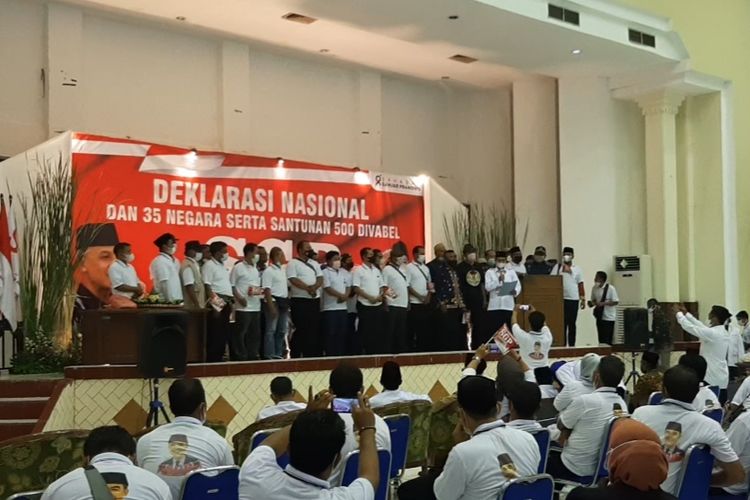 Deklarasi Sahabat Ganjar Pranowo di Semarang, Kamis (28/10/2021).
