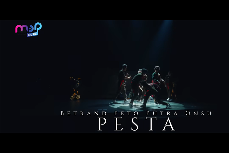 video klip lagu Pesta - Betrand Peto Putra Onsu yang sedang trending #9 YouTube musik Indonesia
