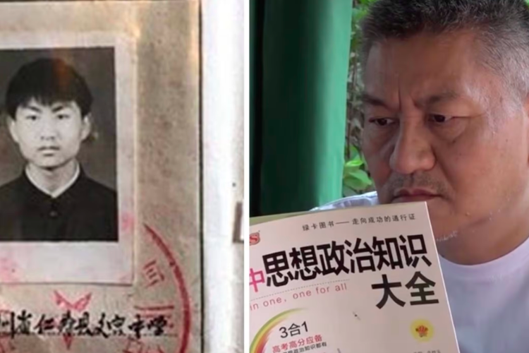 Liang Shi, pria berusia 55 tahun ikut ujian gaokao