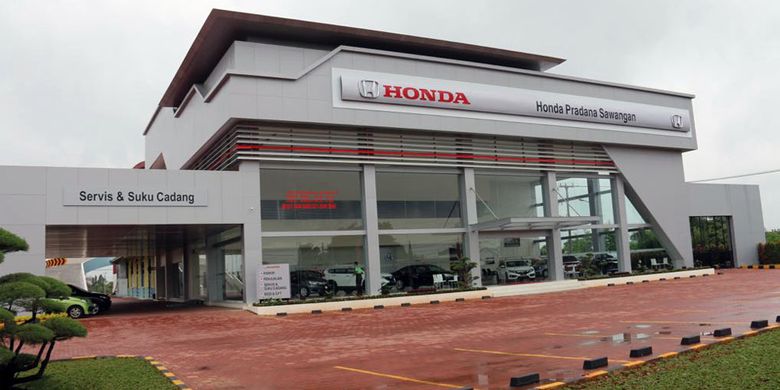 Diler Honda Pradana Sawangan di Jl. Raya Cinangka No.9 Serua, Bojongsari, Depok