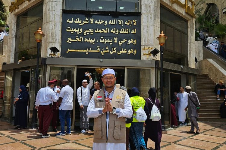 Anggota Timwas Haji DPR RI Wisnu Wijaya di Mekkah, Arab Saudi, Kamis (13/06/2024).
