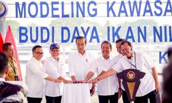 Resmikan Tambak BINS, Jokowi: Ini Langkah Tepat Jawab Permintaan Ikan Nila yang Tinggi