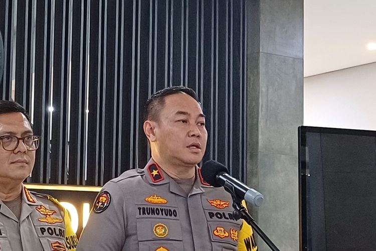 Kepala Biro Penerangan Masyarakat Divisi Humas Polri Brigjen Trunoyudo Wisnu Andiko di Mabes Polri, Jakarta, Rabu (6/3/2024).