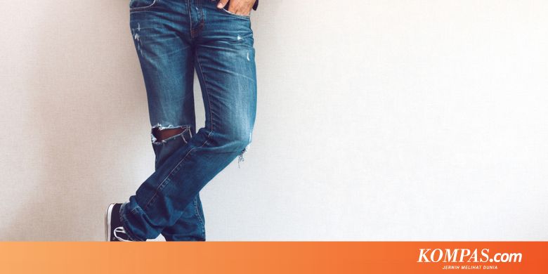 Contoh Gambar Celana Jeans  Sobek  Juwitala