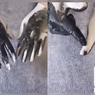 Video Cuci Tangan Pakai Tinta Hitam Viral di Twitter, Apa Uniknya?
