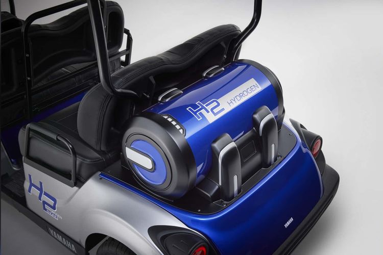 Yamaha kembangkan mesin hidrogen pada kendaraan golf