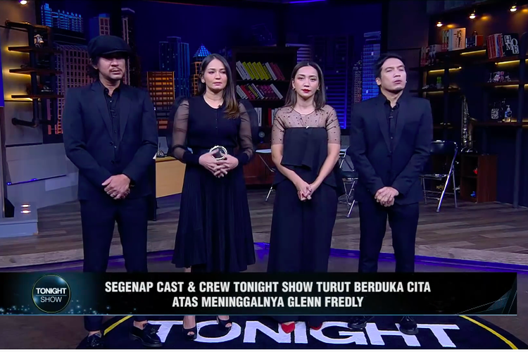 Para pembawa acara Tonight Show berbicara tentang sosok Glenn Fredly yang mereka kenal. Glenn meninggal dunia pada Rabu (8/4/2020) akibat meningitis.