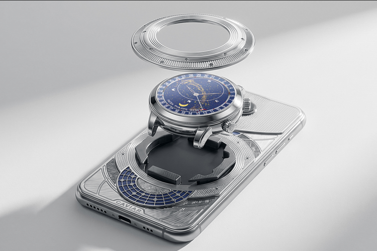 Koleksi yang diberi nama Masters of Time ini memungkinkan pengguna menyimpan sekaligus memamerkan jam tangan mekanik premium langsung di bagian belakang iPhone 17 Pro Max.