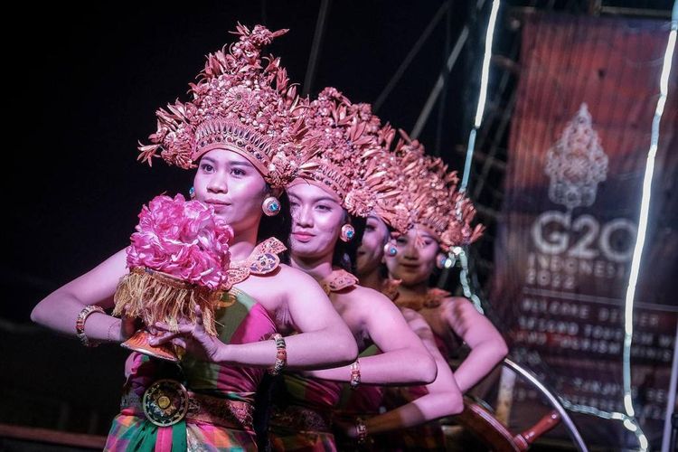 A Balinese dance Sekar Jagat was performed to welcome delegates of the 2nd TWG G20.  
