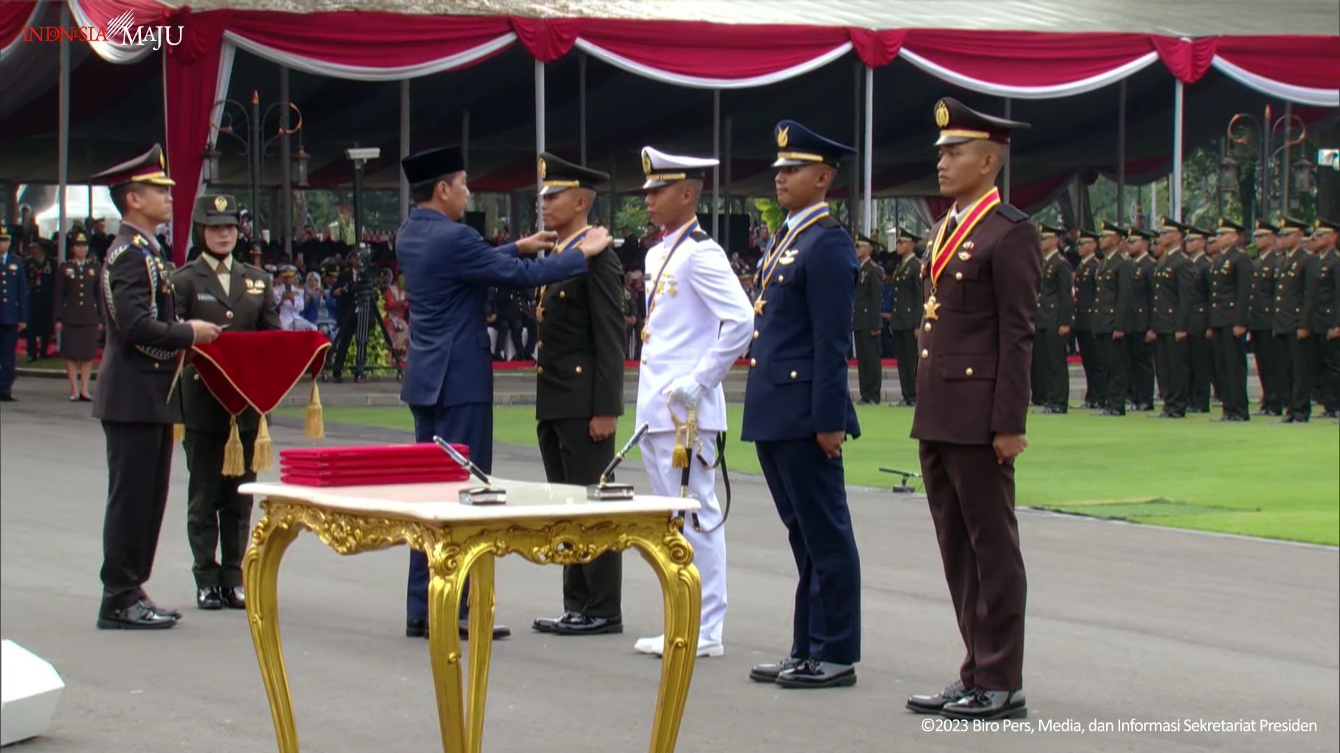 Pesan Jokowi untuk Perwira TNI-Polri yang Baru Dilantik: Jaga Integritas