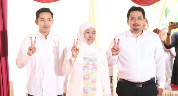 Exit Poll Litbang Kompas Pilkada Jatim 2024: Khofifah-Emil Unggul di Kalangan Menengah Atas hingga Bawah