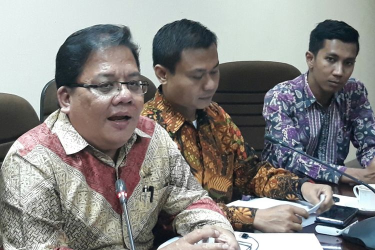 Anggota Ombudsman RI Adrianus Meliala dalam konferensi pers di Kantor Ombudsman RI, Jakarta, Jumat (20/7/2018). 