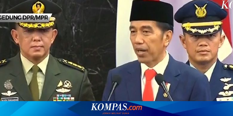 Pidato Presiden Jokowi Sampaikan 5 Program Kerja Utamanya Di Masa Mendatang Halaman All Kompas Com