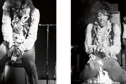 Aksi Jimi Hendrix Bakar Gitar, Momen Rock And Roll Paling Ikonik