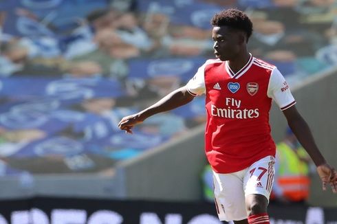 Aubameyang Juluki Bukayo Saka 