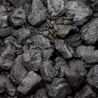 Ilustrasi batu bara.