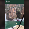 Viral, Video Detik-detik Dinding Tebing Runtuh dan Menimpa Wisatawan