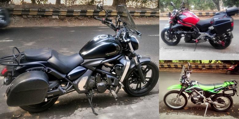 Beberapa sepeda motor hasil modifikasi Syndicate Motor Indonesia.