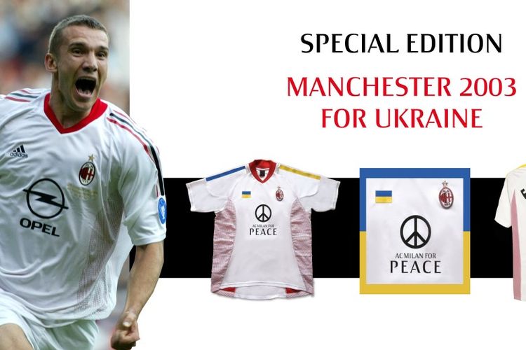 AC Milan bekerja sama dengan Andriy Shevchenko meluncurkan jersey spesial untuk mendukung Ukraina yang dilanda konflik. Seluruh penjualan jersey ini akan disumbangkan ke Palang Merah Italia untuk proyek mereka di Ukraina. 