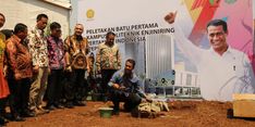 Mentan Letakkan Batu Pertama Pembangunan Kampus PEPI di Tangerang