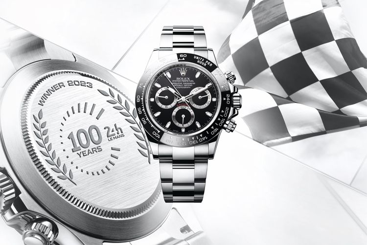 arloji Rolex Oyster Perpetual Cosmograph Daytona untuk pemenang Le Mans 24 Hours ke 100
