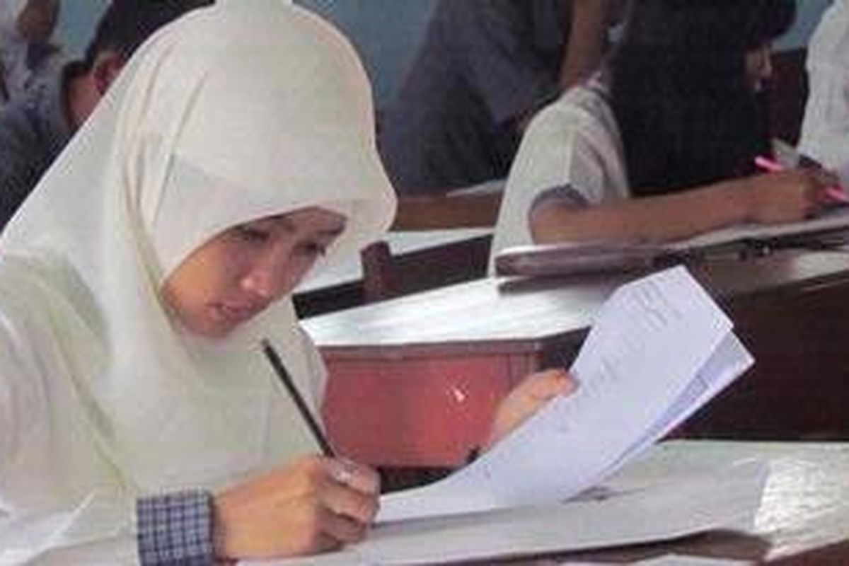 Ilustrasi: ujian nasional