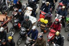 Sepeda Motor Akan Dilarang Masuk ke Pusat Kota Hanoi