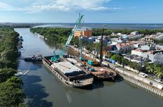 Sejak Maret, Waskita Beton Suplai Tiang Proyek Pengaman Pantai PIK