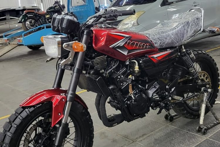 Modifikasi motor RX-King pakai basis Ninja 250