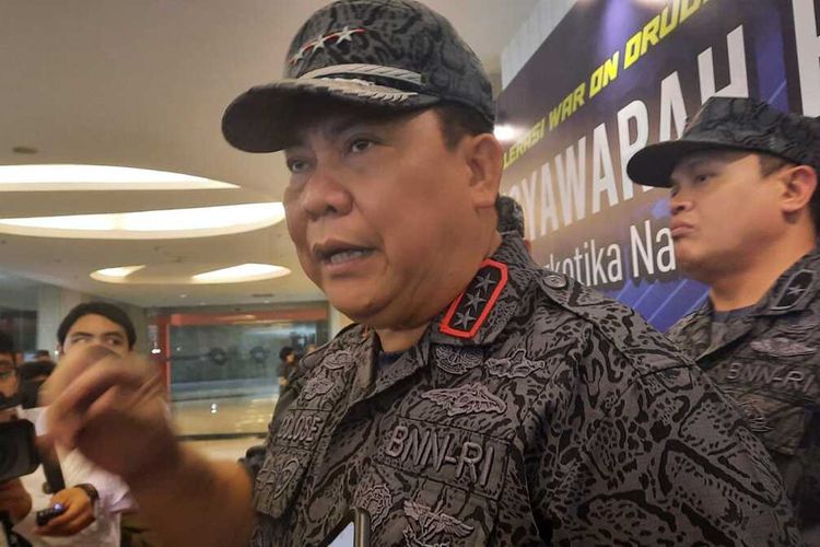 Kepala BNN RI Petrus Reinhard Golose ditemui usai kegiatan Musyawarah Perencanaan BNN RI tahun 2023 di Hotel Artos Magelang, Jawa Tengah, Senin (6/2/2-23).