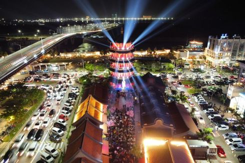 Ada Pagoda Light Show di Pantjoran PIK, Catat Jadwalnya