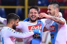 Napoli Pesta Gol di Bologna, Hamsik dan Mertens Bikin 