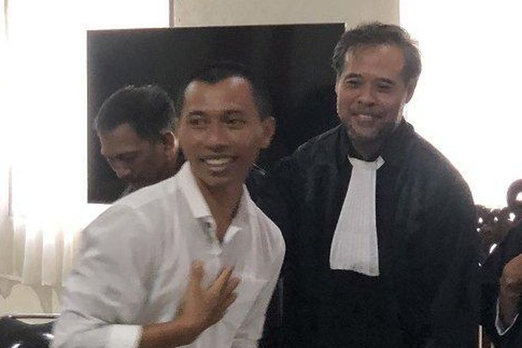 I Nyoman Sukena, pria yang didakwa karena memelihara landak jawa, akhirnya dituntut bebas oleh jaksa penuntut umum dalam sidang di Pengadilan Negeri Denpasar, Bali, pada Jumat (13/9/2024).