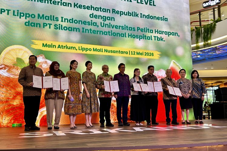 MoU Signing Ceremony: Implementasi Nutri-Level di Lippo Mall Nusantara, Jakarta Selatan, Selasa (12/5/2026).