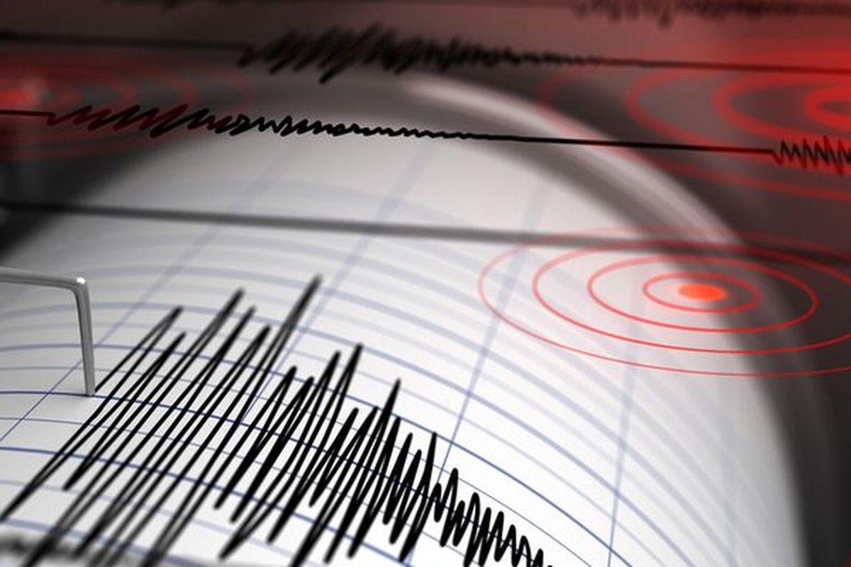 Ilustrasi gempa. 