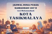 Jadwal Buka Puasa Kota Tasikmalaya Hari Ini Selama Ramadhan 2026 versi Muhammadiyah