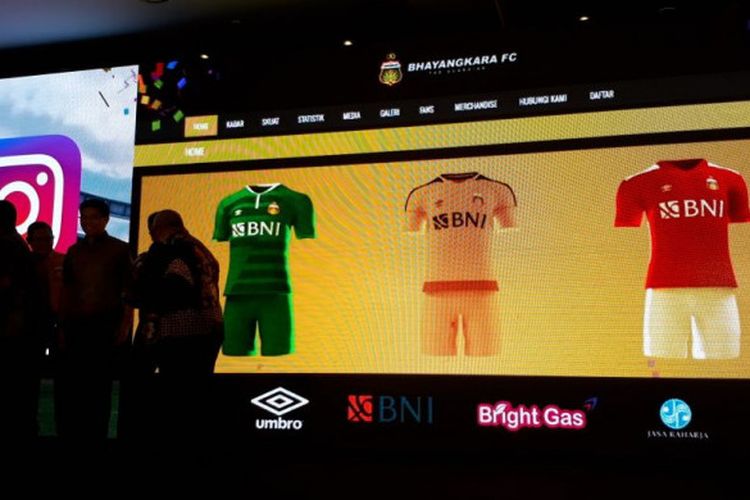 Jersey Bhayangkara FC untuk musim 2018 diperkenalkan secara resmi.