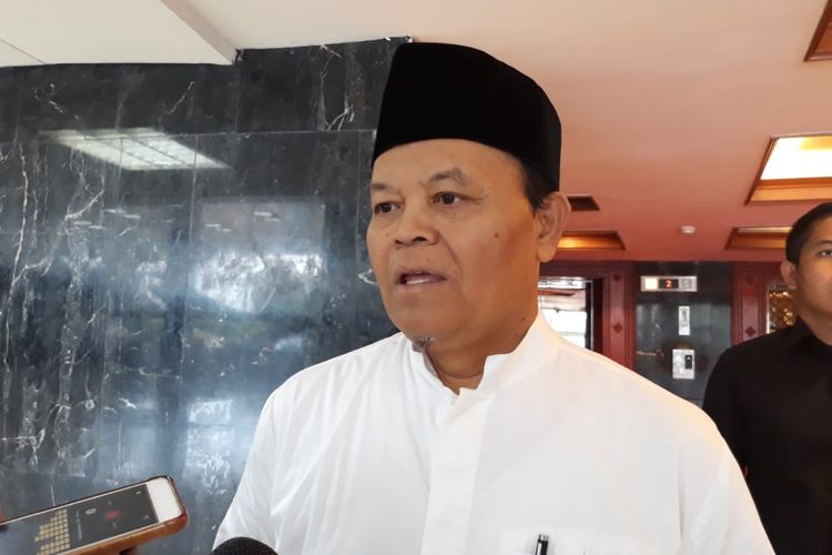 Wakil Ketua Majelis Syura PKS Hidayat Nur Wahid di DPR, Jakarta, Jumat (20/12/2019).