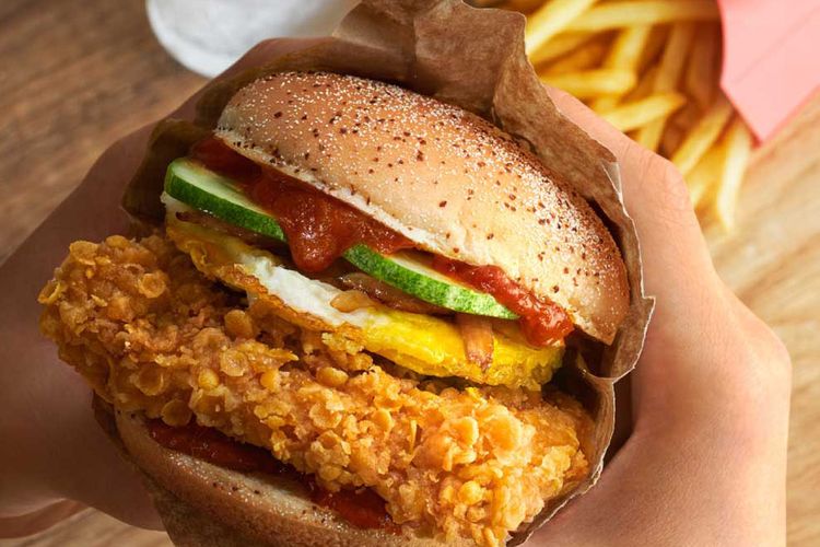 Burger Nasi Lemak di McDonalds Malaysia