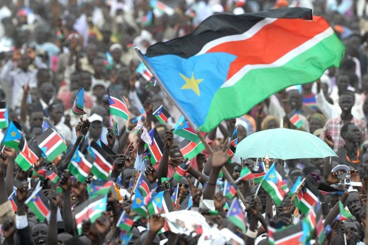 Perayaan kemerdekaan Sudan Selatan pada 2011.